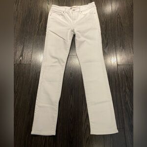 Levi’s White Mid-Rise Jeans - size 8
